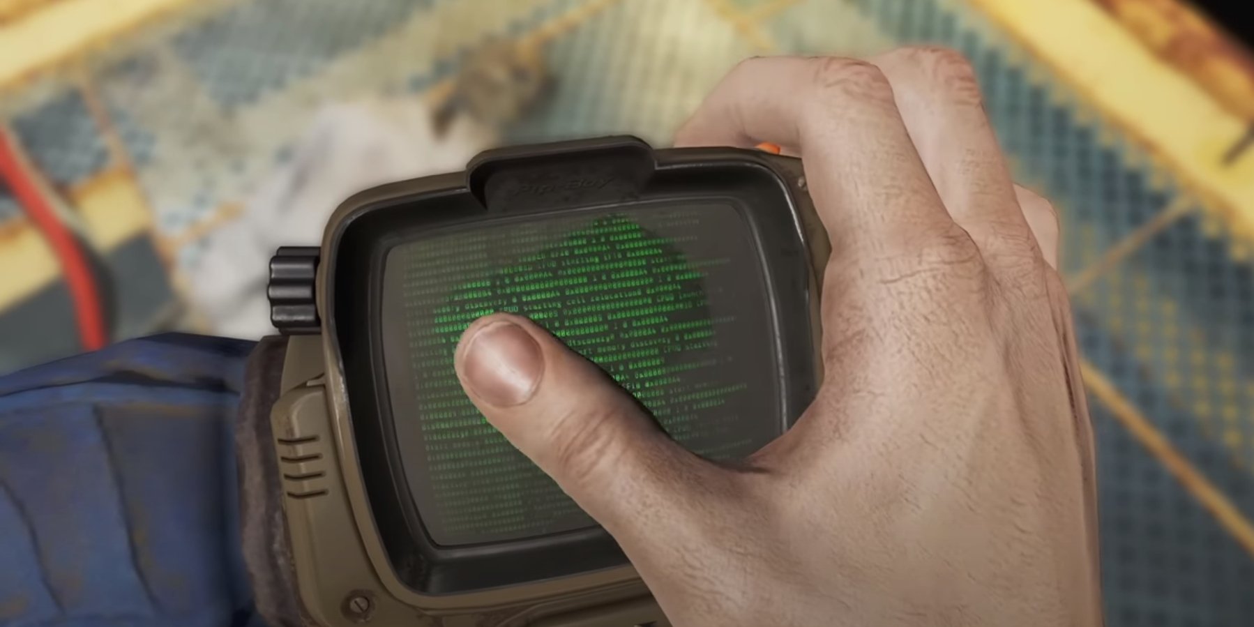 Pip-Boy втілили в життя для серіалу Fallout (Фото: Скриншот з відео N_orte / YouTube)