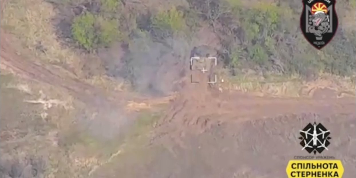 Ukrainian Special Operation Forces announced that a Russian T-90 tank had been struck. (Photo: https://t.me/ukr_sof)