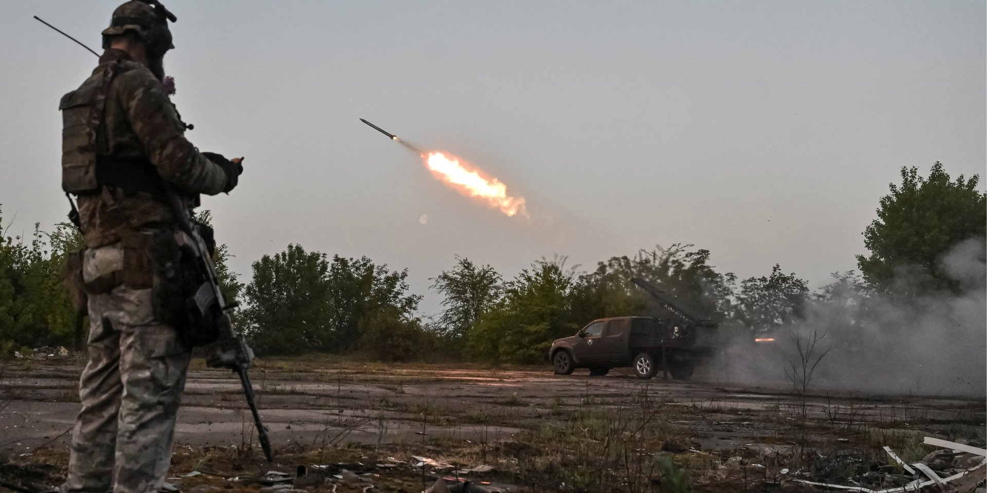 Український підрозділ Степові вовки працює на&nbsp;Запорізькому напрямку, квітень 2024 (Фото: REUTERS/Stringer)
