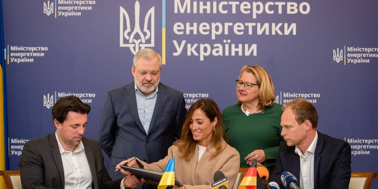 Ukrainian Energy Minister Herman Halushchenko and German Federal Minister for Economic Development Svenja Schulze (Photo: The Economy Ministry)