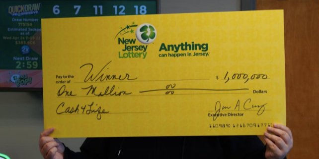 Победитель сказал, что планирует использовать свой выигрыш (Фото: New Jersey Lottery)