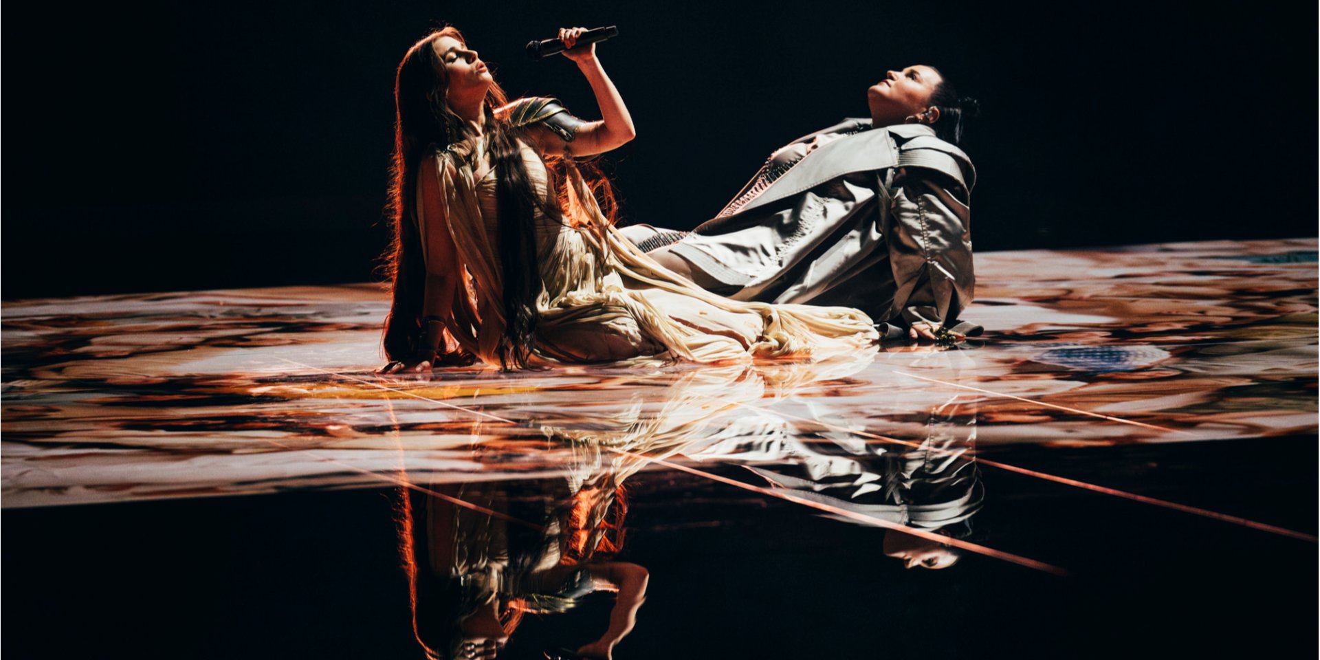 Alyona Alyona и Jerry Heil на сцене Евровидения (Фото: @Sarah Loiuse Bennett/EBU)