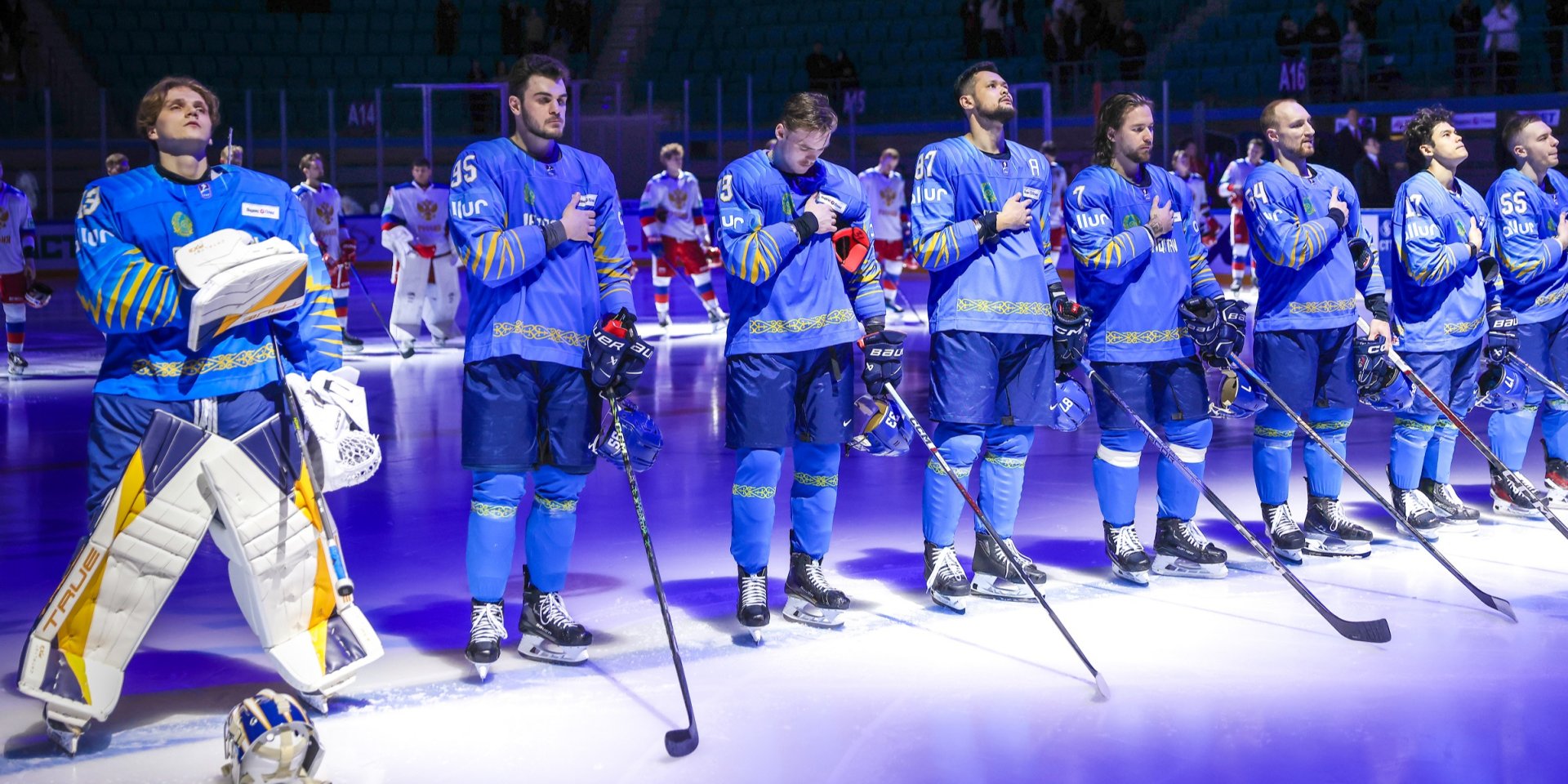 Команда Казахстана (Фото: icehockey.kz)