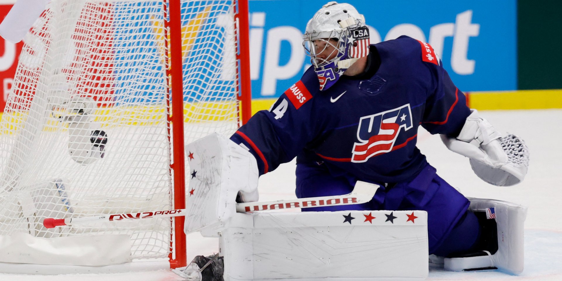 У грі воротар збірної США (Фото: REUTERS/David W Cerny)