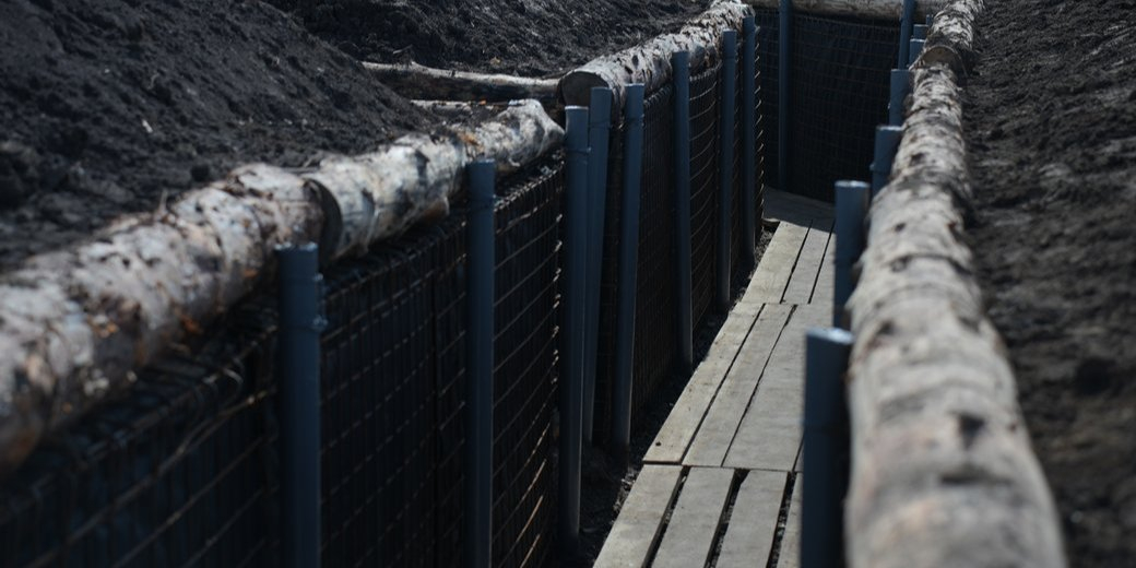 Fortifications in Sumy Oblast (Photo: Suspilne Sumy)