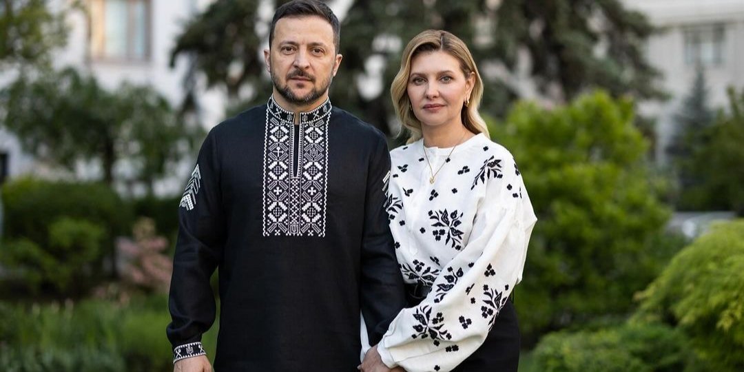 Владимир и Елена Зеленские поздравили с Днем вышиванки с Днем вышиванки (Фото: @zelenskyy_official/Instagram)