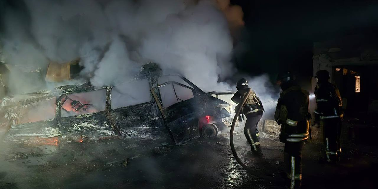 Kharkiv hit aftermath (Photo: Oleh Synehubov / Тelegram)