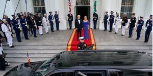 Президент США Джо Байден та перша леді Джилл Байден зустрічають президента Кенії у Білому домі у Вашингтоні, США, 23 травня 2024 року (Фото:REUTERS/Nathan Howard)