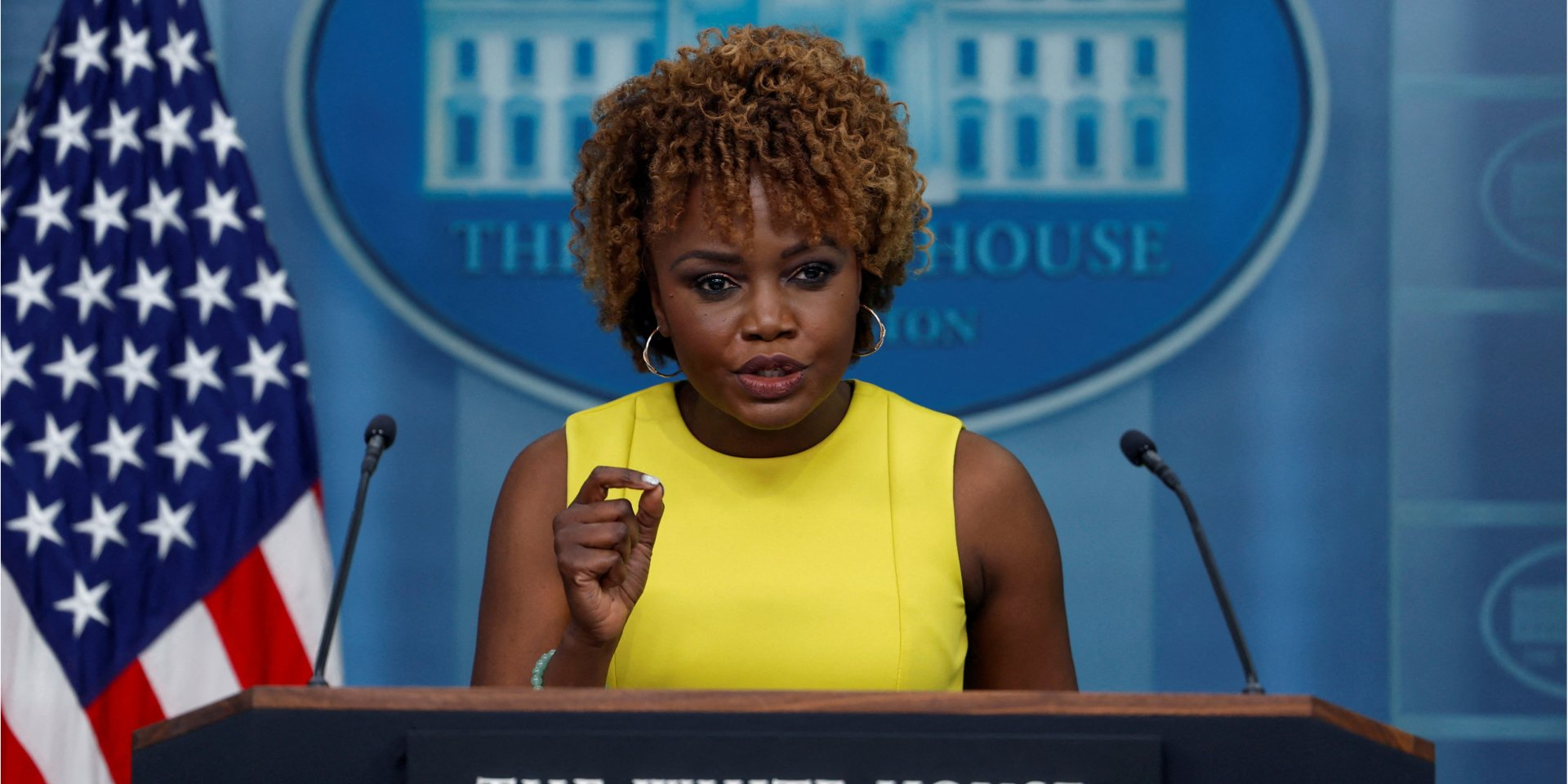 Karine Jean-Pierre (Photo: REUTERS/Evelyn Hockstein)