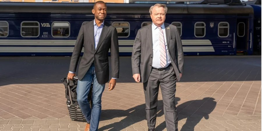 Wally Adeyemo arrives in Kyiv on May 29 (Photo: U.S. Embassy Kyiv Ukraine/Facebook)