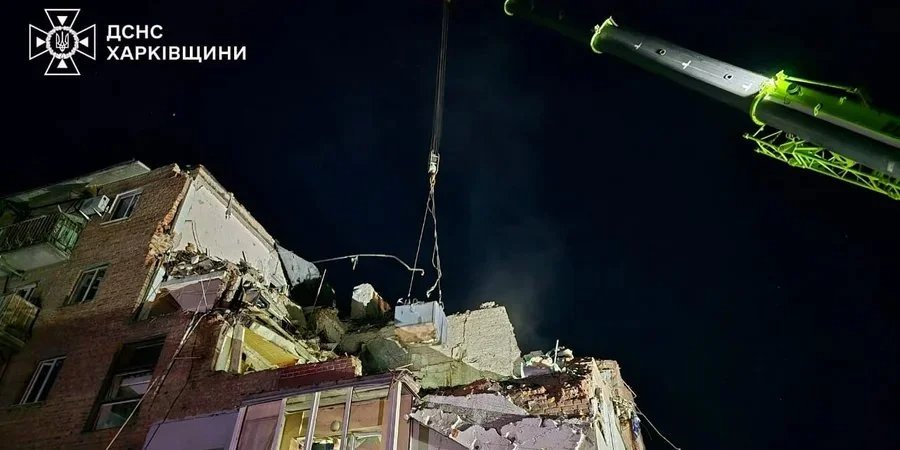 Последствия российской атаки 31 мая (Фото: ГСЧС Харьковщины)