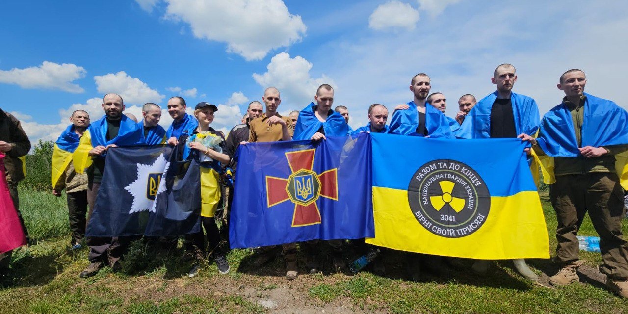Обмін полоненими 31 травня 2024 року (Фото: Координаційний штаб з&nbsp;питань поводження з військовополоненими/Telegram)