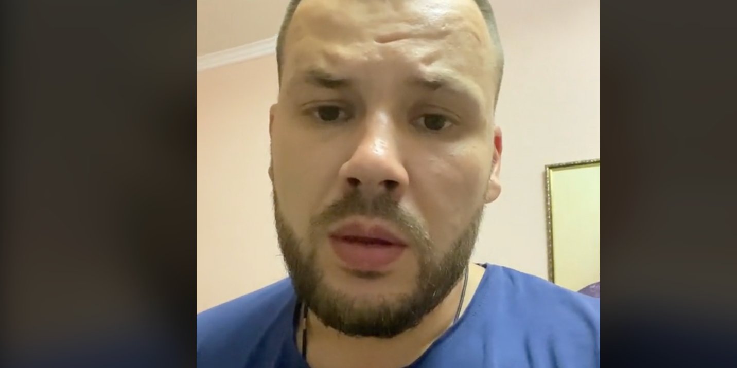 Батько зниклої в Німеччині дівчинки Валерії (Фото: Скриншот відео / user7770672197193 / TikTok)
