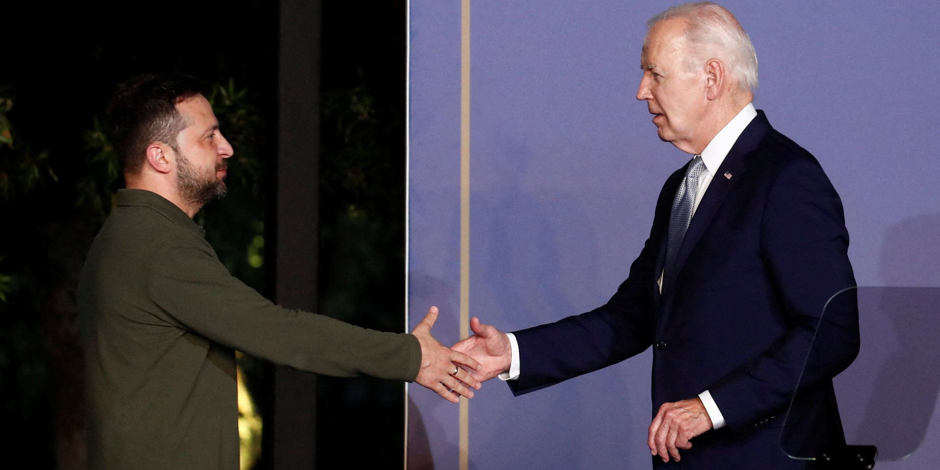 Volodymyr Zelenskyy and Joe Biden (Photo: REUTERS/Alessandro Garofalo)
