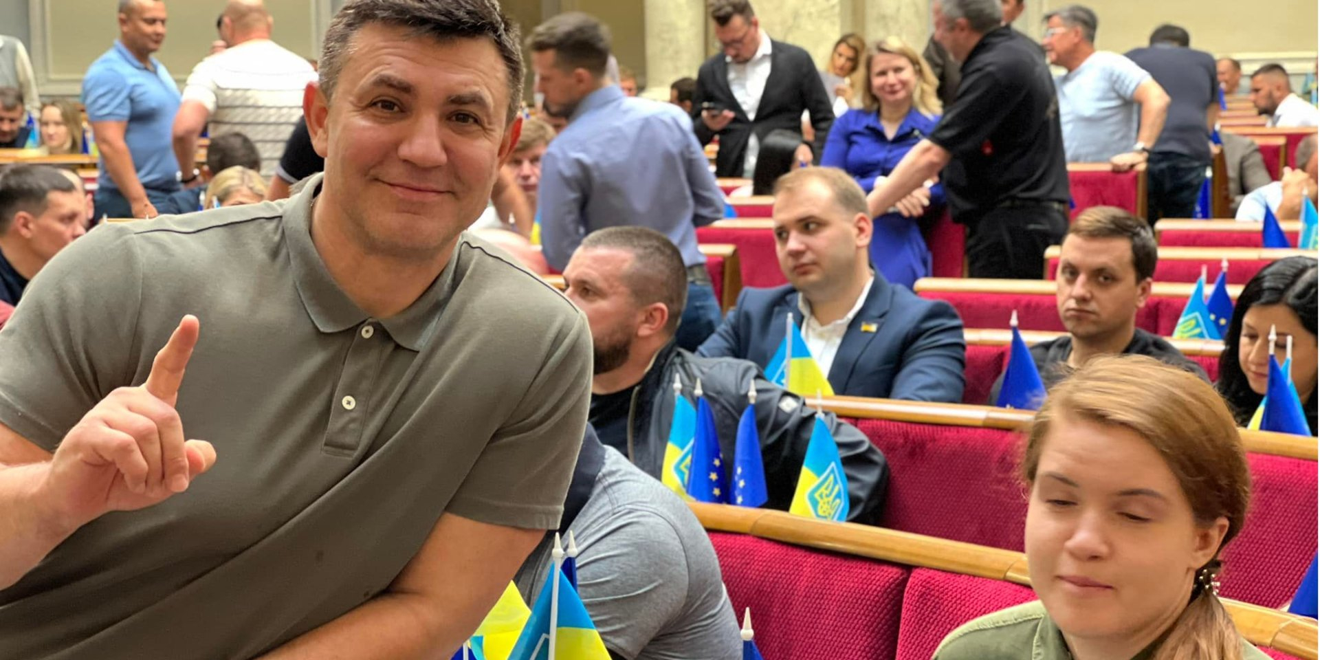 Mykola Tyshchenko and Mariana Bezuhla (Photo: Mariana Bezuhla / Facebook)