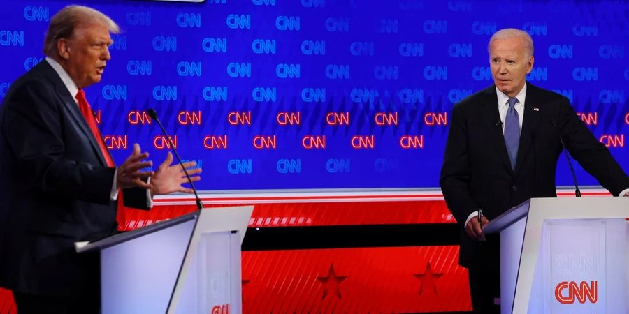 Donald Trump and Joe Biden debate (Photo: REUTERS/Brian Snyder)