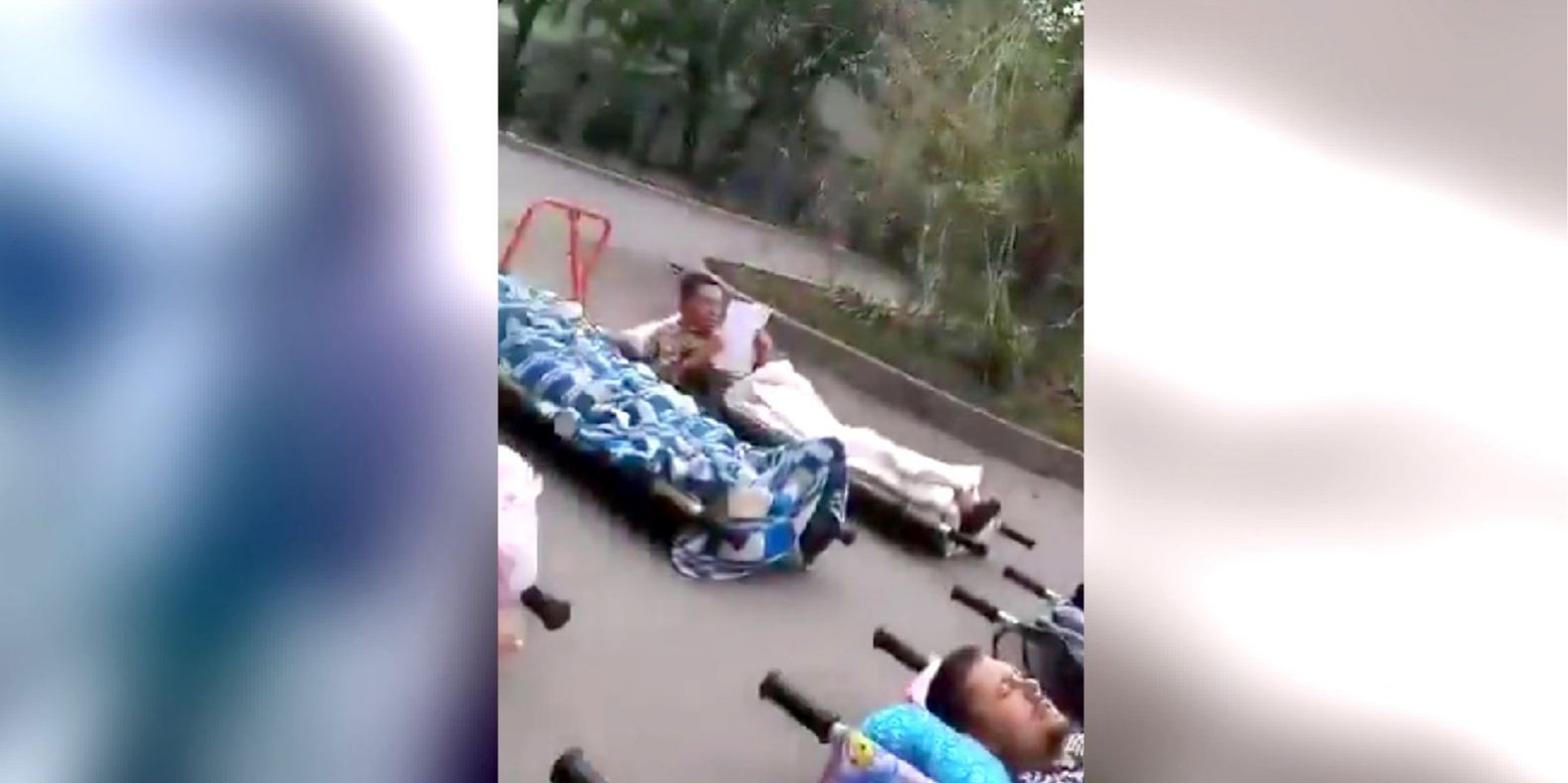 No beds for wounded Russian soldiers (Photo: Video screenshot YzXYuGjxKEvn9wu/X)