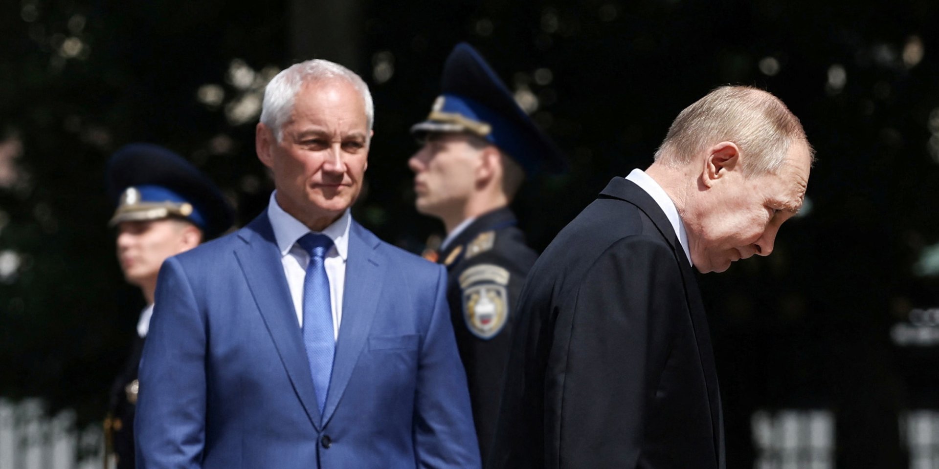 Міністр оборони&nbsp;РФ Андрій Бєлоусов та&nbsp;диктатор Путін (Фото: Reuters)