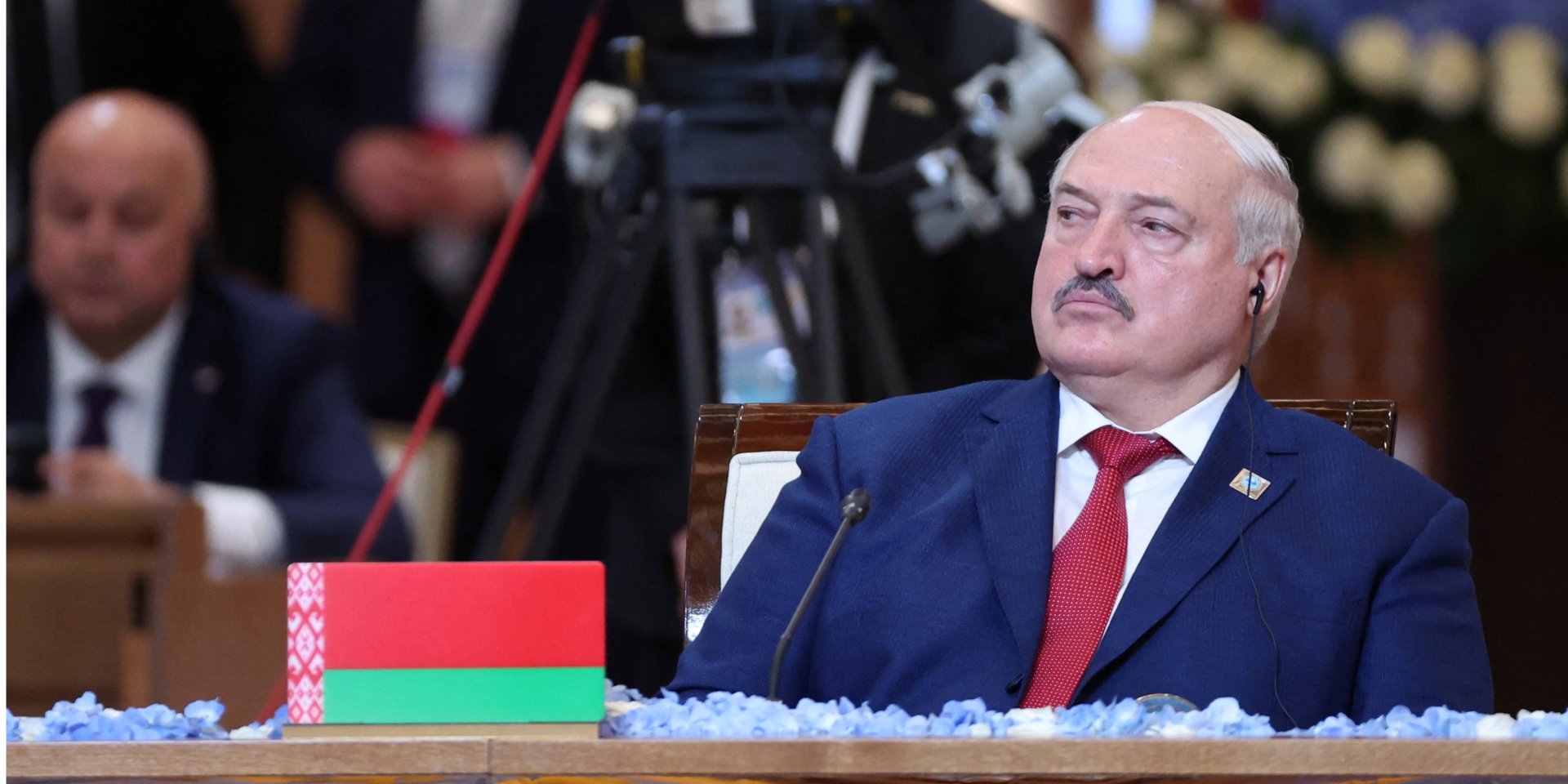 Александр Лукашенко на саммите ШОС в Астане, 4 июля 2024 года (Фото: Sputnik/Sergei Savostyanov/Pool via REUTERS)