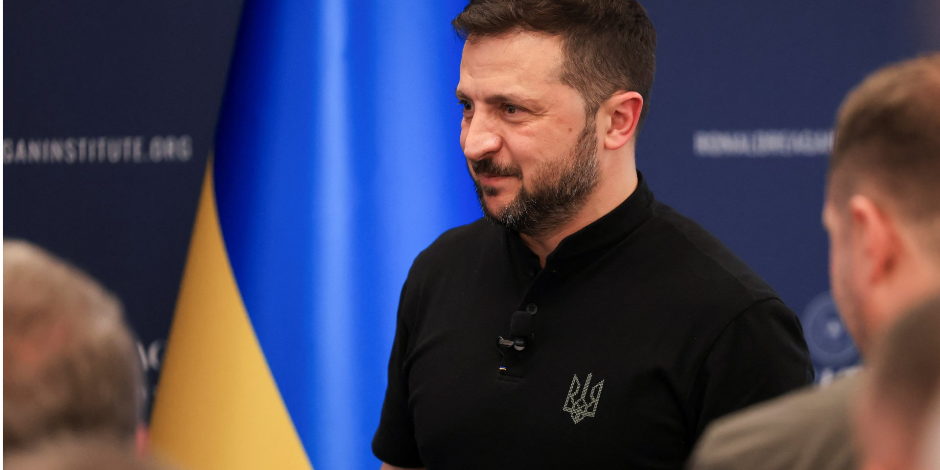 Volodymyr Zelenskyy at the Reagan Institute in Washington, July 9, 2024 (Photo: REUTERS/Kevin Mohatt)