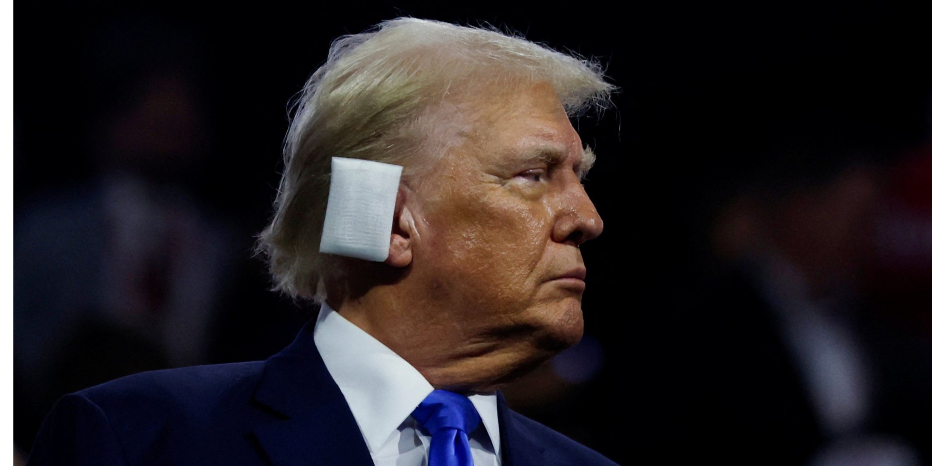 Donald Trump at the US Republican convention in Milwaukee on July 15, 2024 (Photo: REUTERS/Evelyn Hockstein)