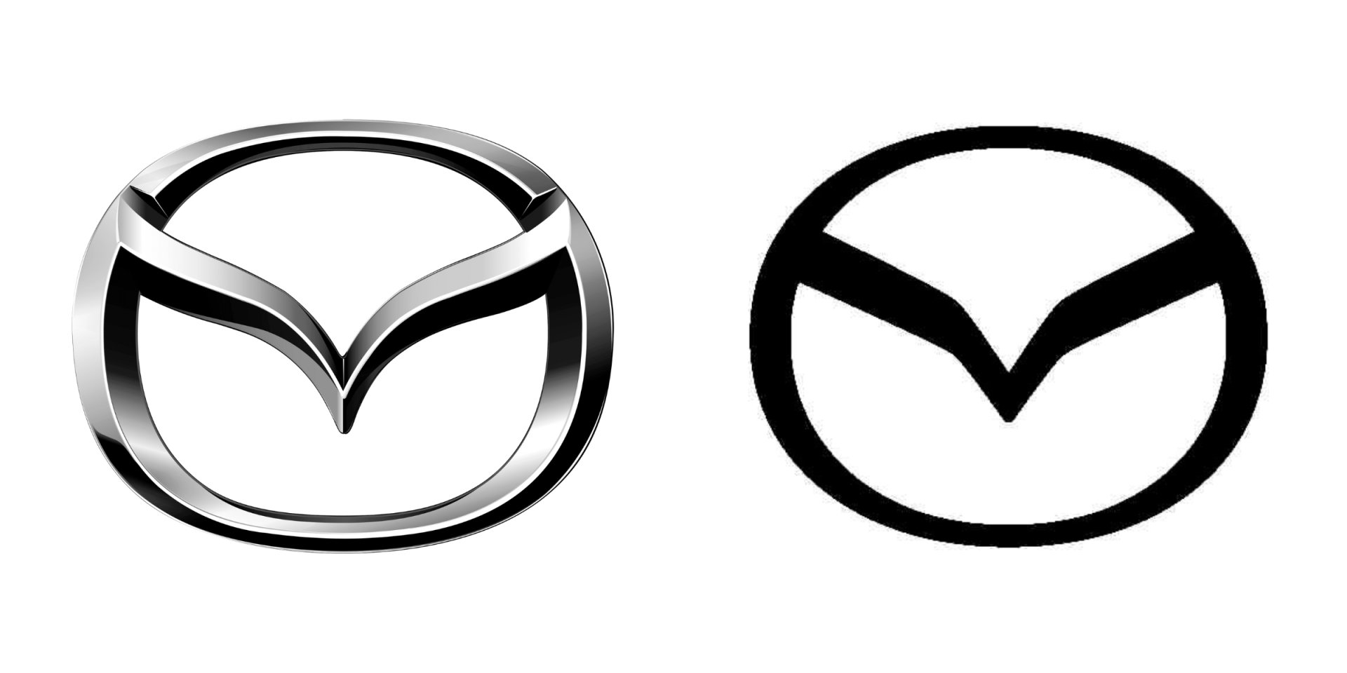 Новий логотип зберігає основну форму і концепцію (Фото: Mazda)
