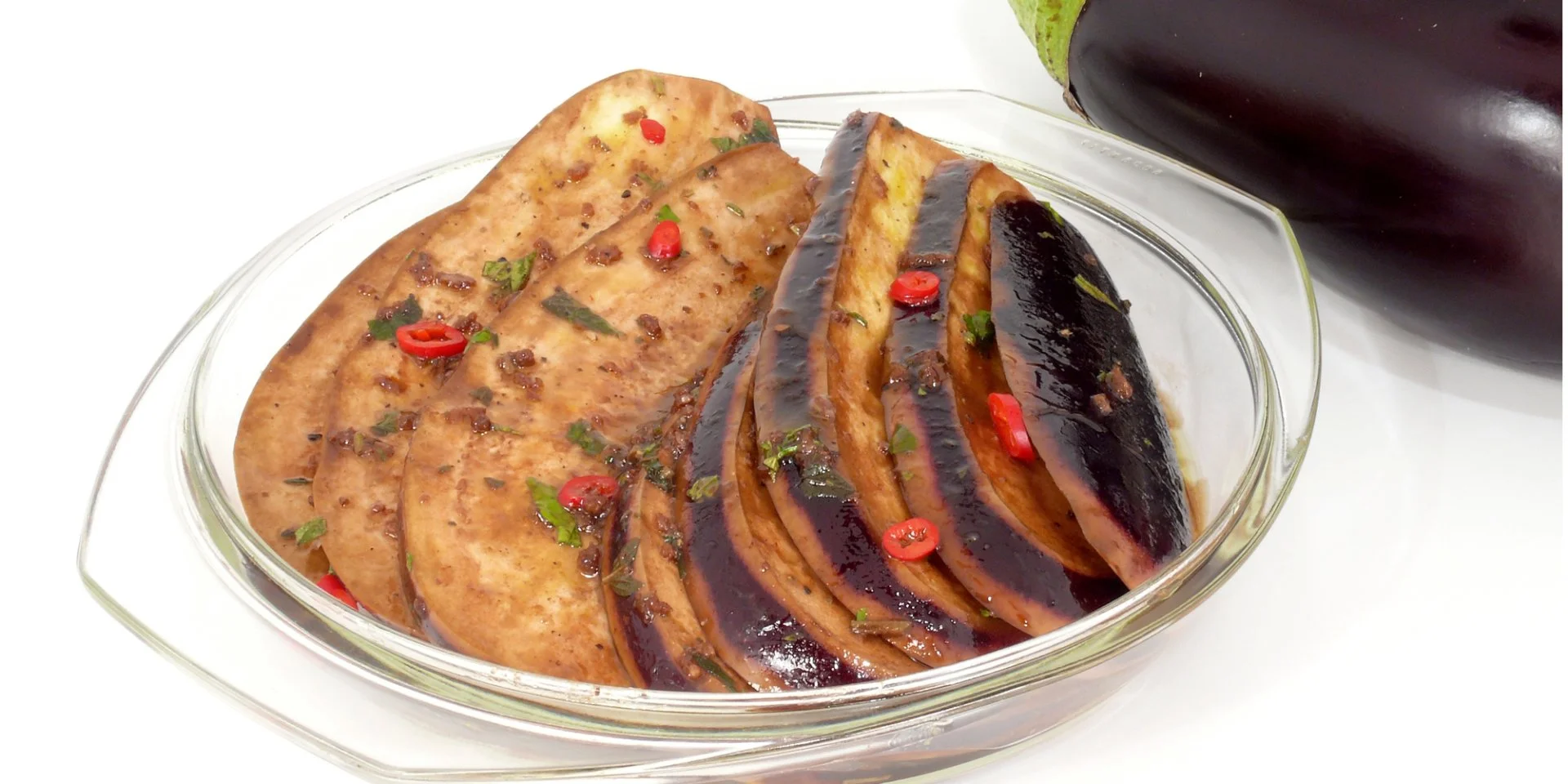 Слоеные баклажаны