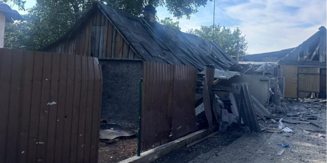 The aftermath of Russian shelling in Donetsk Oblast (Photo: Vadym Filashkin/Telegram)
