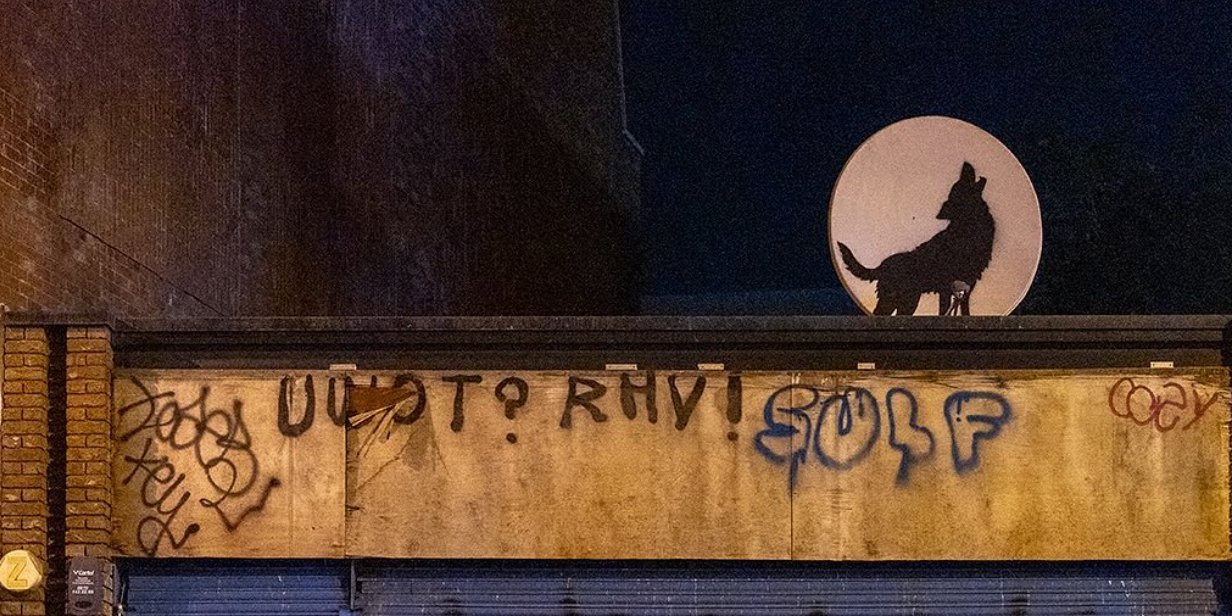 Одне з нових графіті Бенксі вкрали (Фото: banksy)