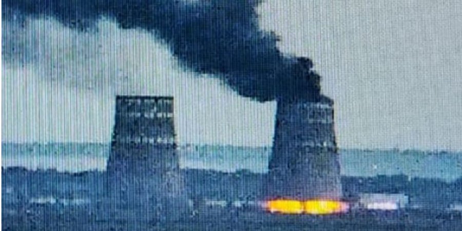 В&nbsp;Никопольской РВА заявили, что оккупанті подожгли на&nbsp;территори ЗАЭС шины