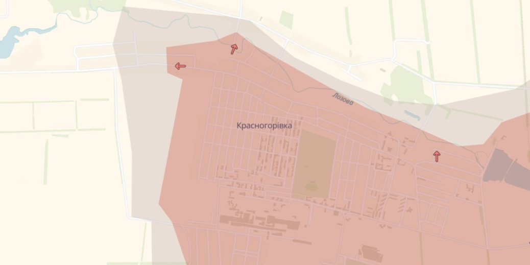 Russian advances in Donetsk Oblast as of Aug. 15 (Photo: Part of DeepState map)