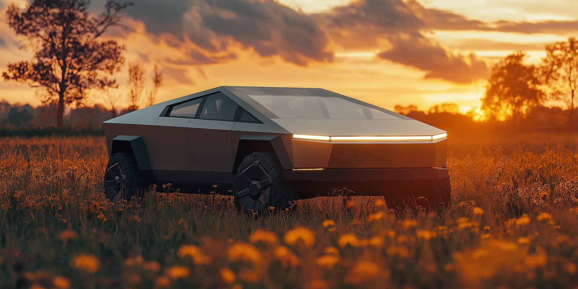 Tesla Cybertruck і нездійснені обіцянки Ілона Маска (Фото: NV via Midjourney)
