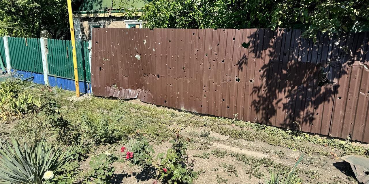 Consequences of shelling Myrnohrad on Aug. 18 (Photo: Vadym Filashkin / Telegram)