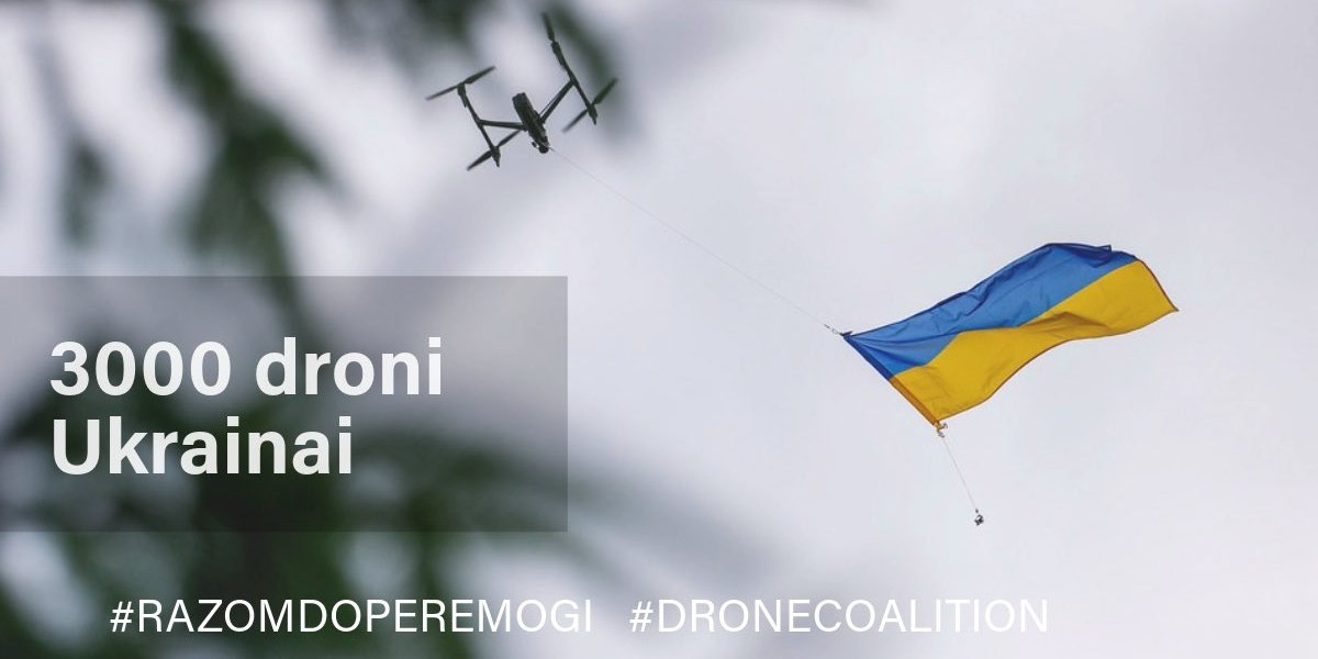 Latvia has provided Ukraine with more than 3,000 combat drones (Photo: https://x.com/AndrisSpruds)