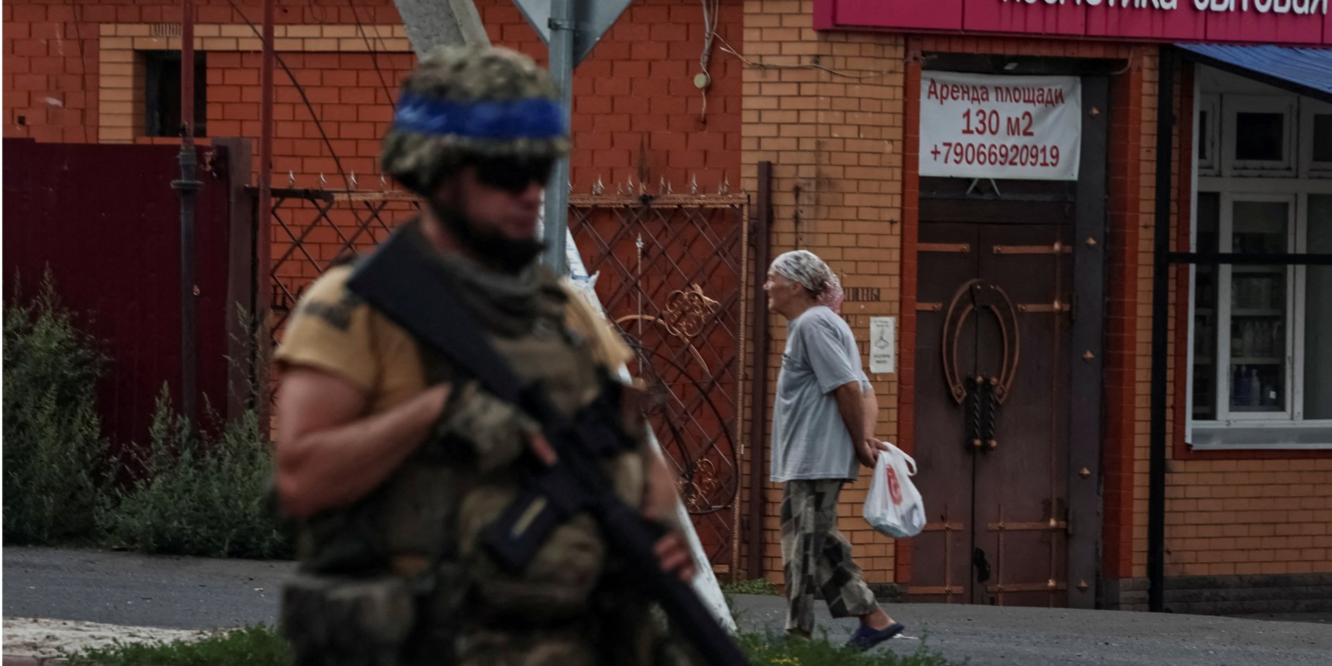 Ukrainian soldier in Sudha, Kursk Oblast (Photo: REUTERS/Yan Dobronosov)