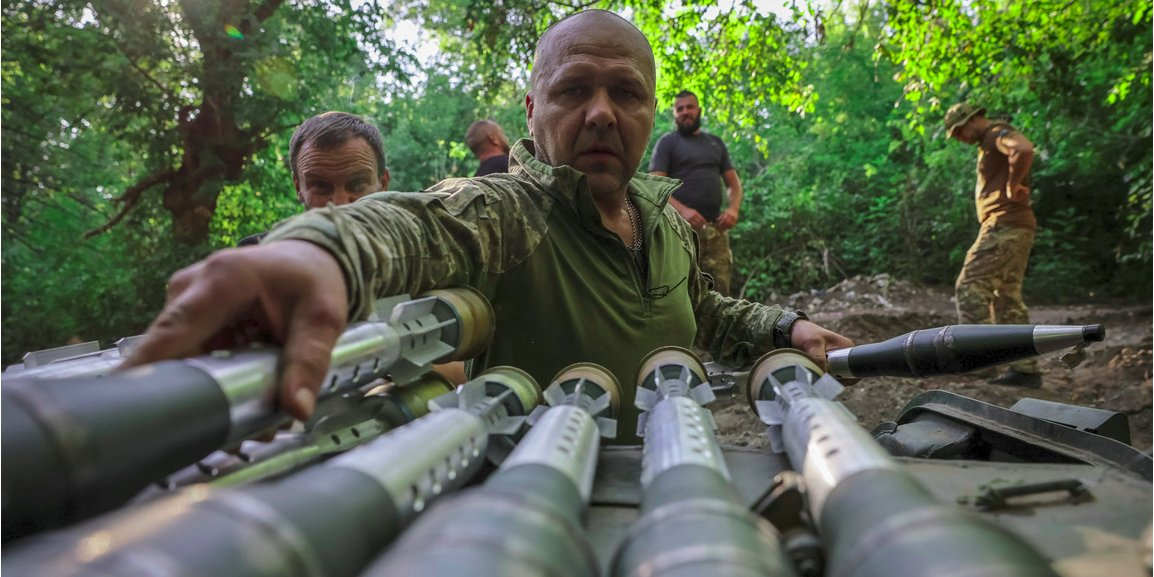 Ukrainian soldiers near Chasiv Yar, Aug. 17, 2024 (Photo: Oleh Petrasiuk/Press Service of the 24th King Danylo Separate Mechanized Brigade via REUTERS)