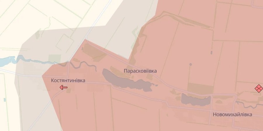 Армия&nbsp;РФ захватила Парасковиевку в&nbsp;Донецкой области&nbsp;&mdash; DeepState