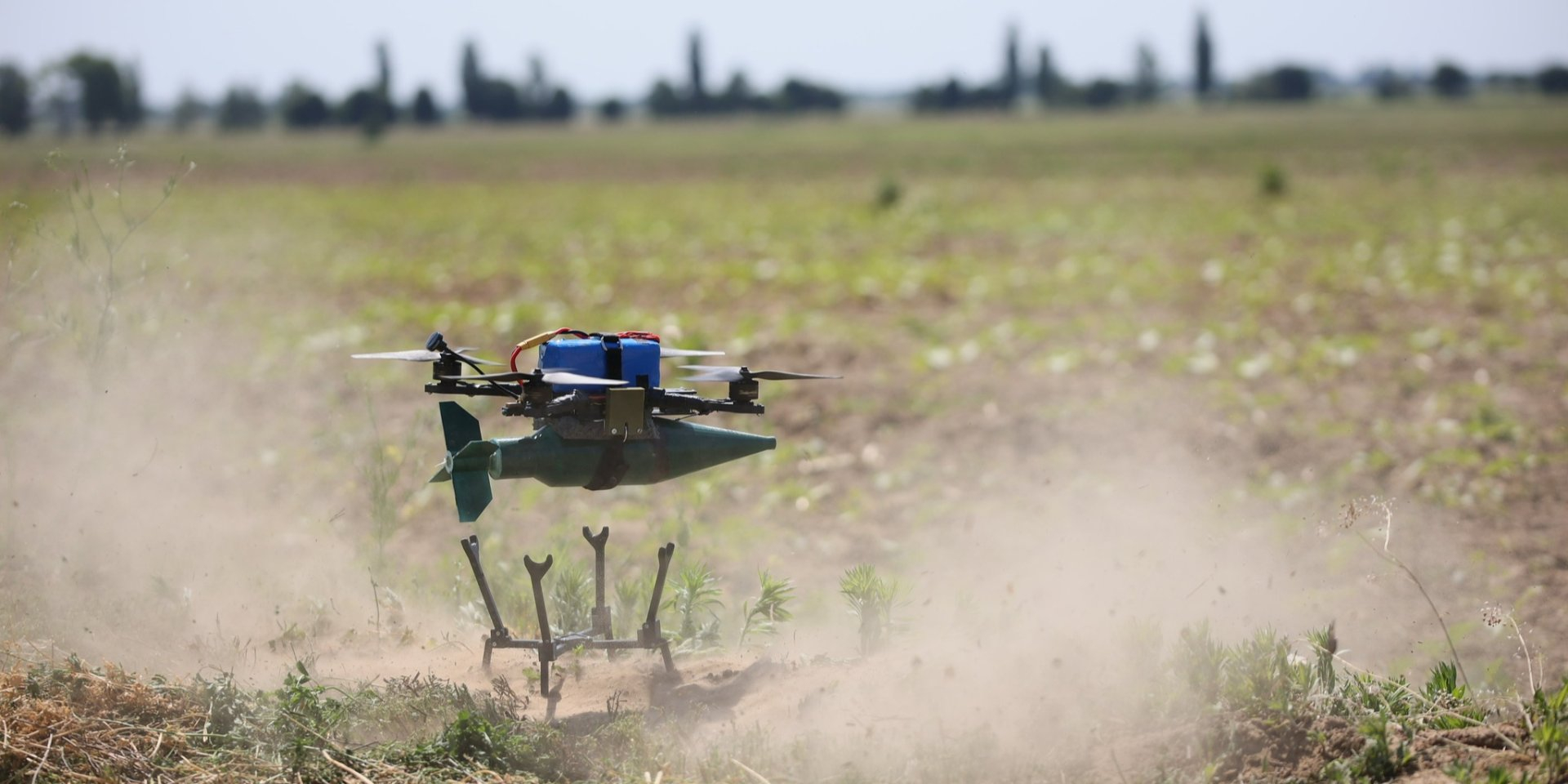 Ukrainian drone at the competition of FPV drone manufacturers (Photo: Drone Army / Facebook)