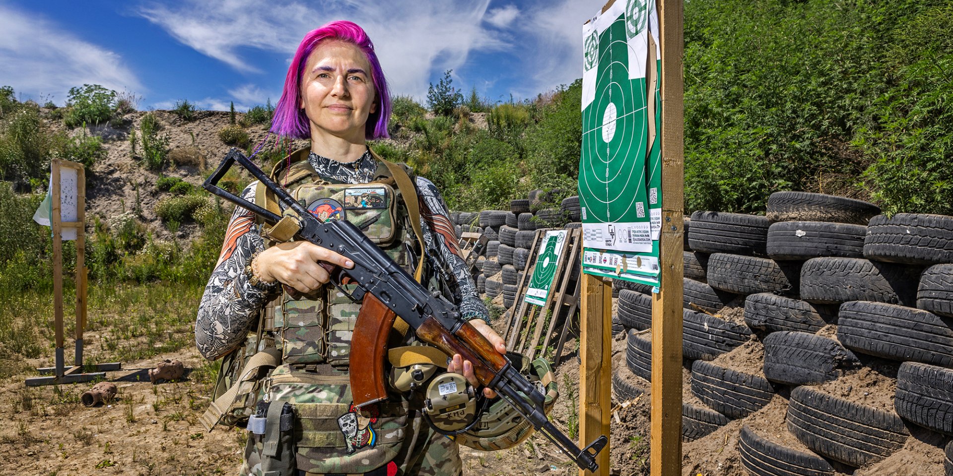 Олена Риж ніколи не мріяла про карʼєру військової до повномасштабного вторгнення (Фото: Олександр Медведєв)