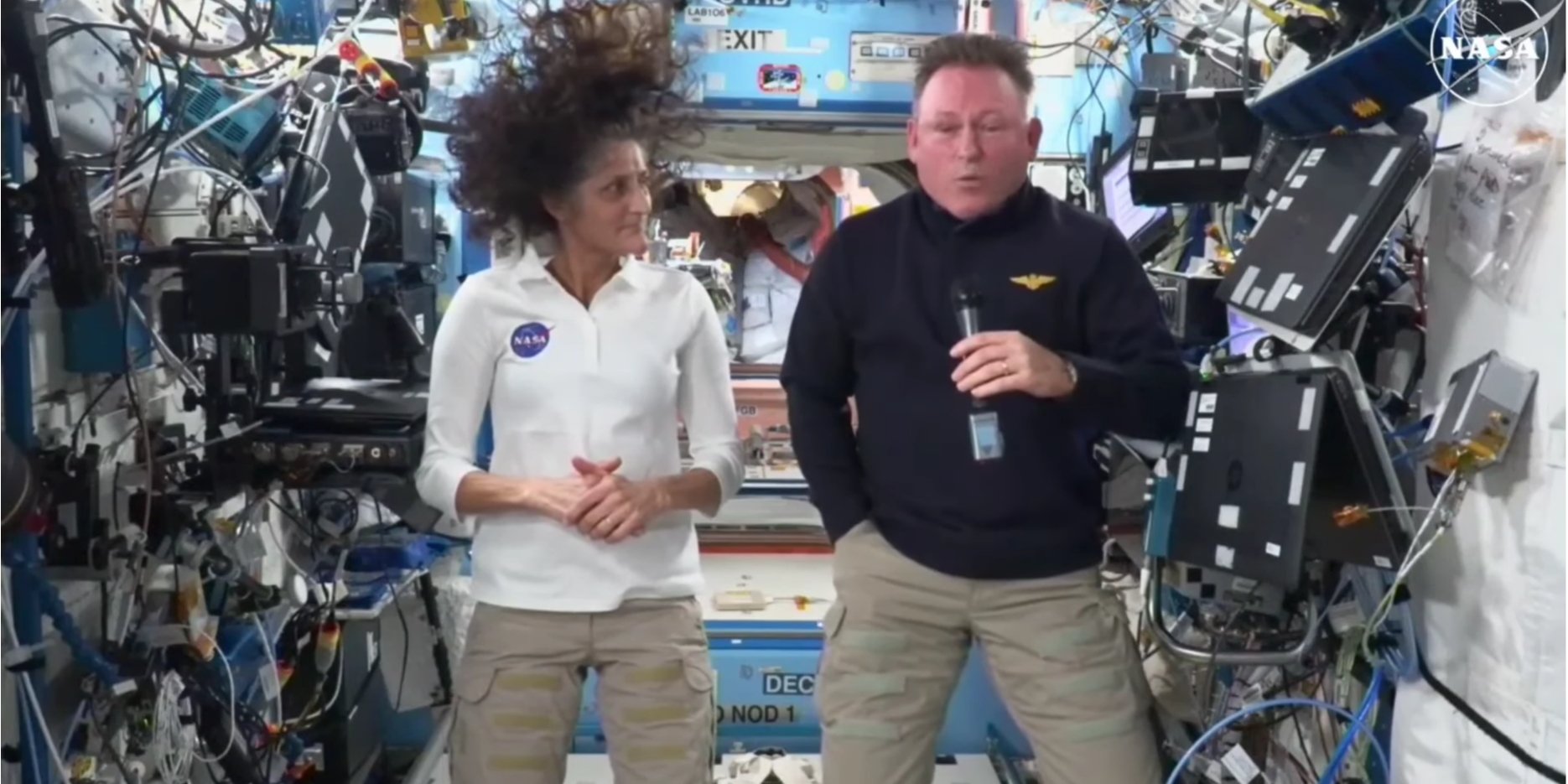 NASA решило не возвращать экипаж Starliner на борту этого корабля (Фото: Скриншот из видео VideoFromSpace / YouTube)