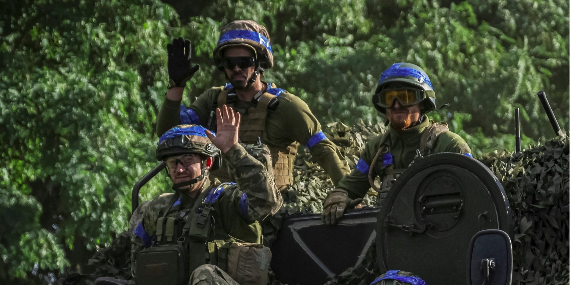 Ukrainian military in Sumy Oblast near the Russian border, August 11, 2024 (Photo: REUTERS/Viacheslav Ratynskyi)