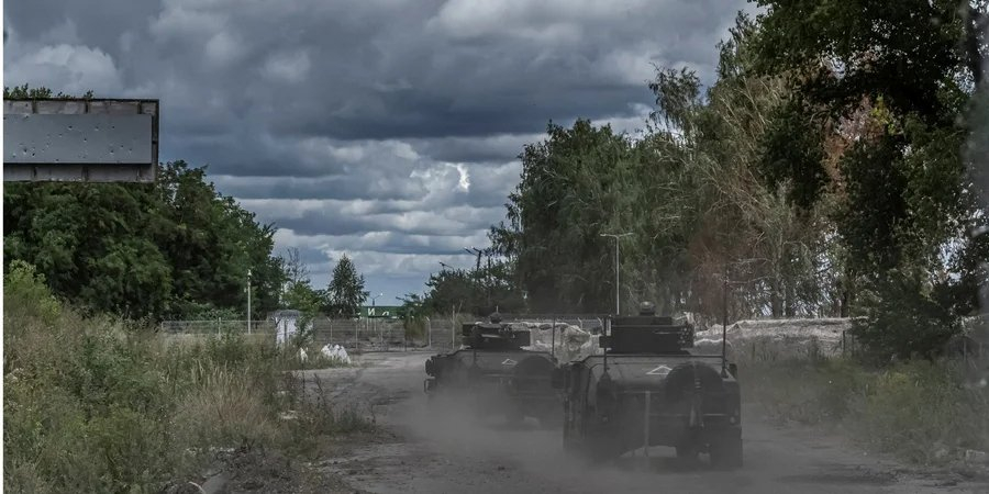 Ukrainian military equipment in the area of ​​the checkpoint with Russia in Sumy Oblast, August 2024 (Photo: REUTERS/Viacheslav Ratynskyi/File Photo)