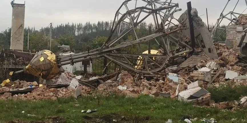 Зруйнована церква у селищі Богородичне (Фото: Олексій Кашпоровський/ТСН)