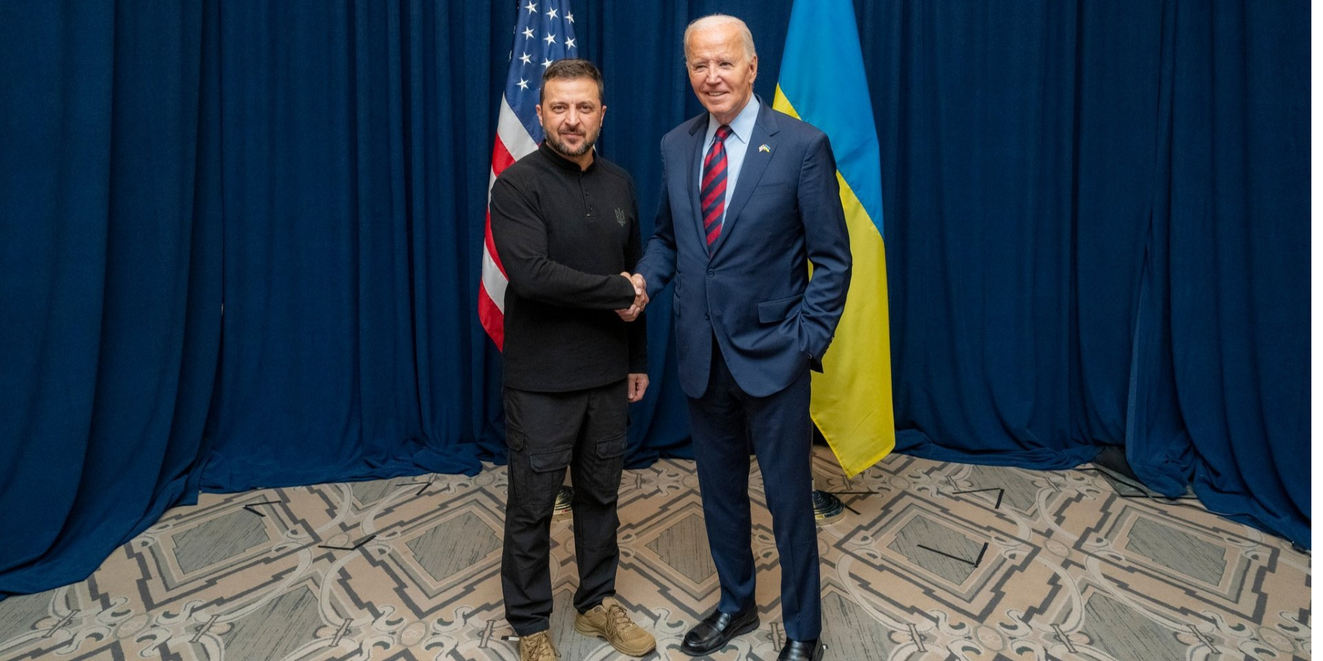 Ukrainian President Volodymyr Zelenskyy and US President Joe Biden on sidelines of UN General Assembly (Photo: President Joe Biden/Facebook)