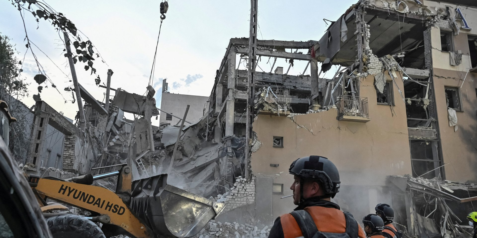 Consequences of the Russian attack on Kryvyi Rih on September 27 (Photo: REUTERS/Stringer)