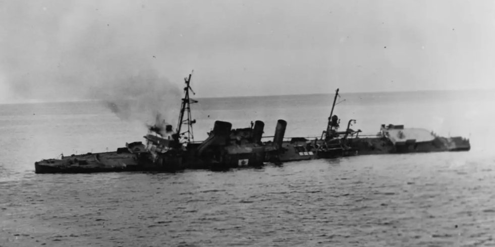 USS Stewart, патрульный корабль ВМС США, затонувший в 1946 году, был обнаружен на дне Тихого океана (Фото: Национальный архив США)