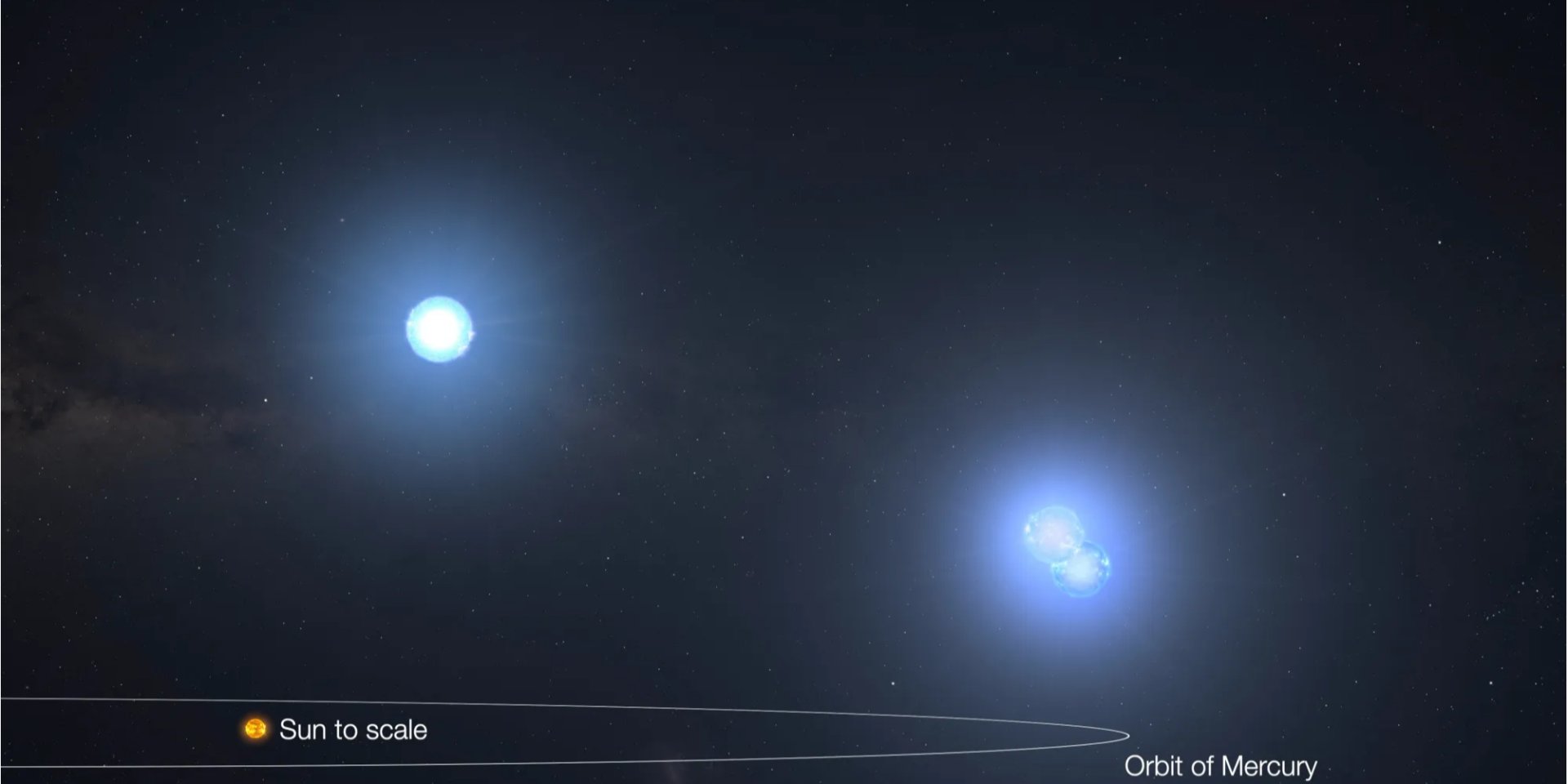 TIC 290061484 може перетворитися на одну зірку (Фото: NASA Goddard Space Flight Center)