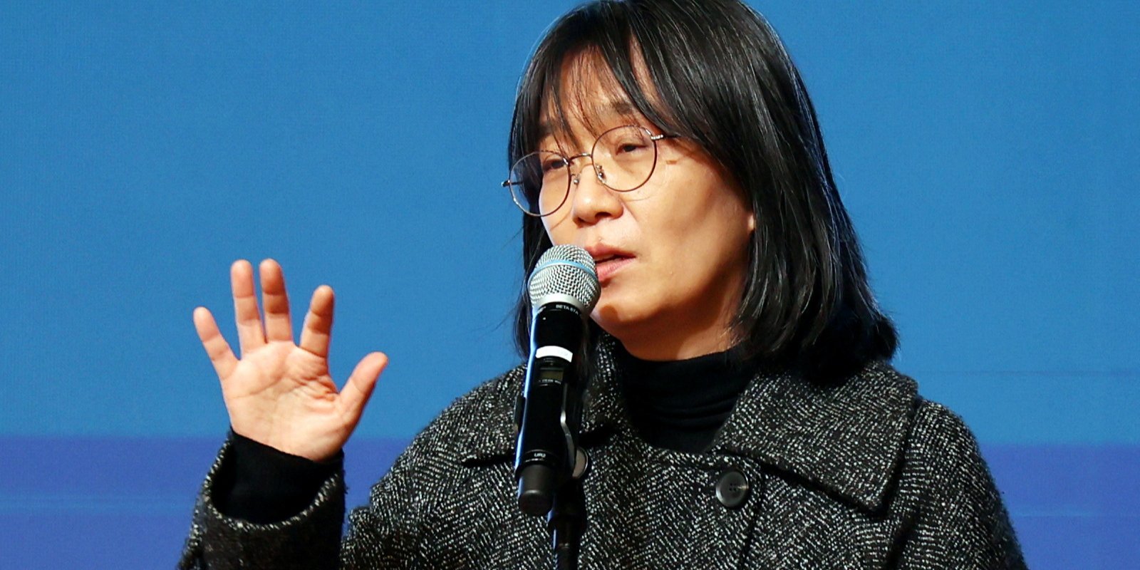 Ханг Канг — Нобелевский лауреат по литературе 2024 года (Фото: Yonhap через REUTERS)