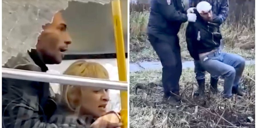 Россиянин угрожал пассажирам молотком (Фото:Коллаж NV)