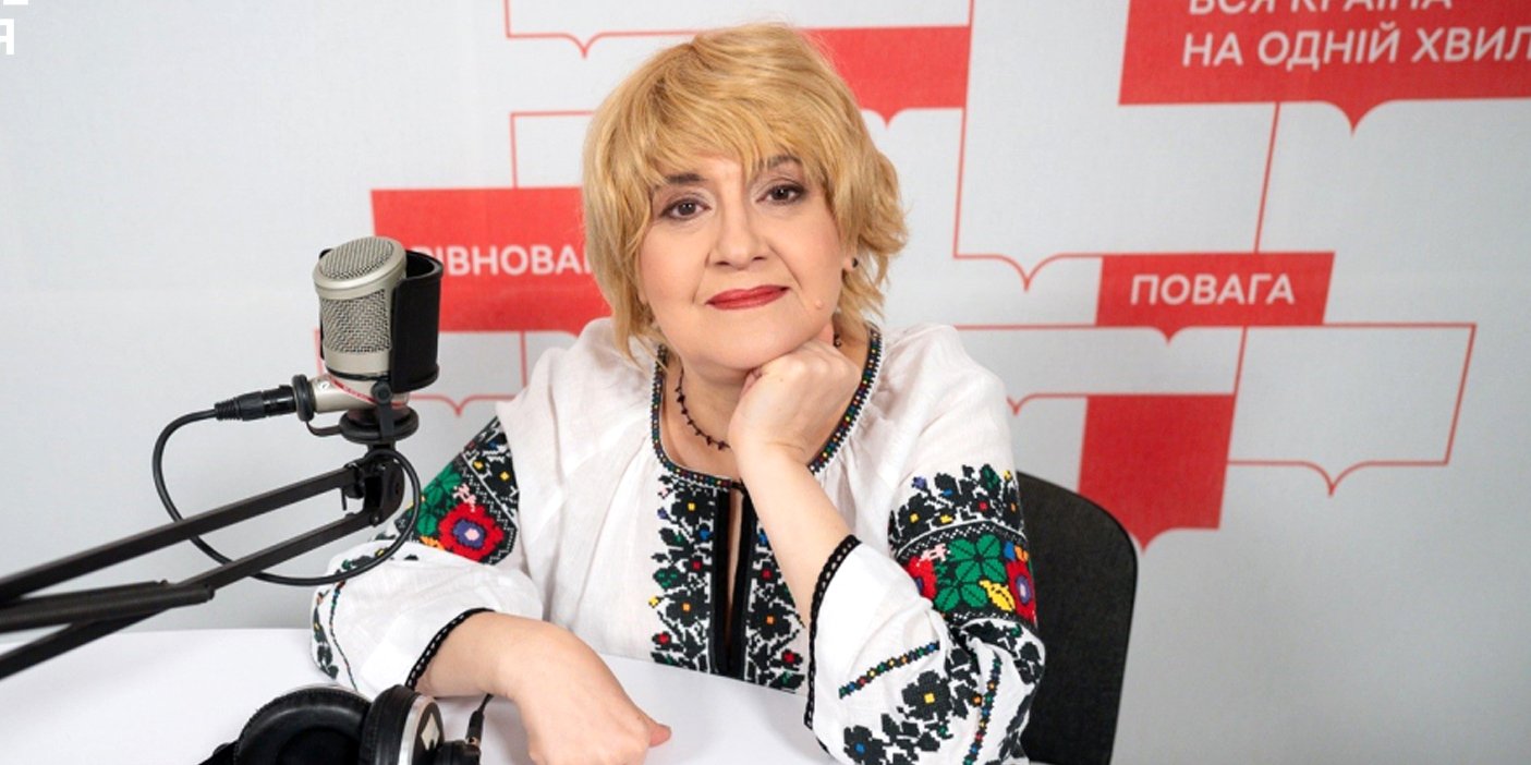 Оксана Забужко рассказала об особенностях текста для Радиодиктанта (Фото: @nrcu.gov.ua)